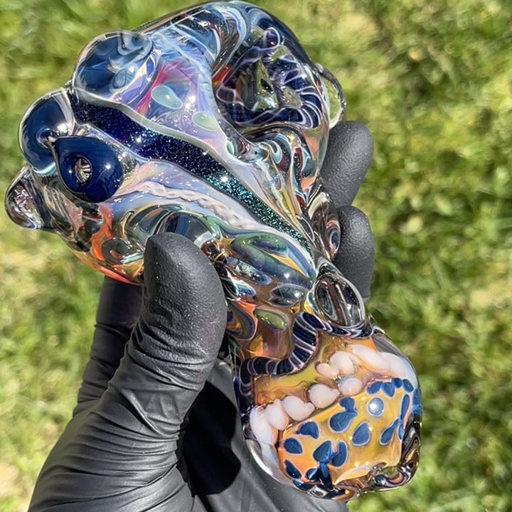 Thick and Twisted Wig Wag Pipe Glass Pipe Molten Imagination
