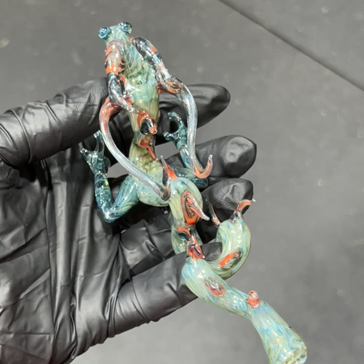 Mini Taoist Dragon Pipe Glass Pipe Fereyel Fiore Glass