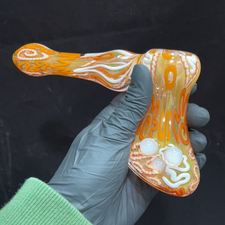 Inside Out Hammer Bubbler Glass Pipe Tiny Mike