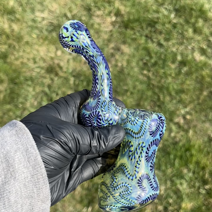 Sherlock Bubbler Glass Pipe Tiny Mike