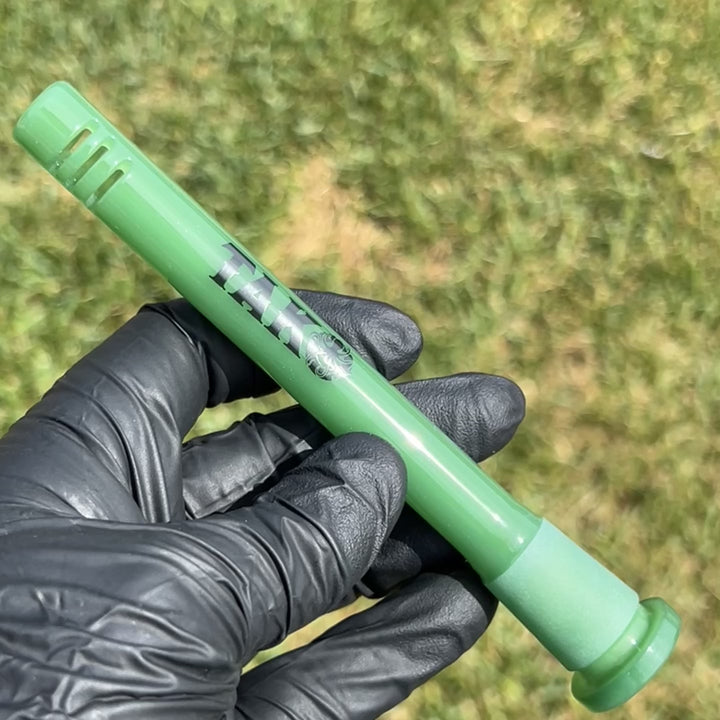 14mm Jade Green Tako Logo Downstem Accessory Tako Glass