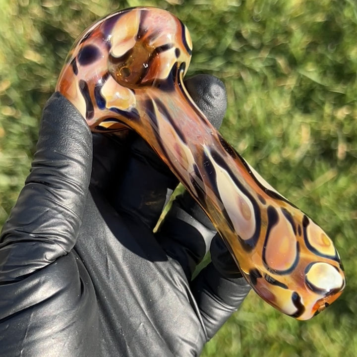 Leopard Pipe Glass Pipe Beezy Glass