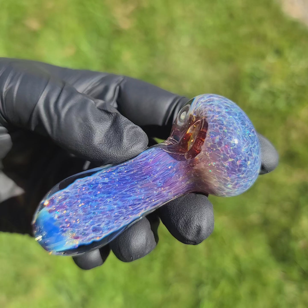 Purple Nebula Space Dust Pocket Pipe