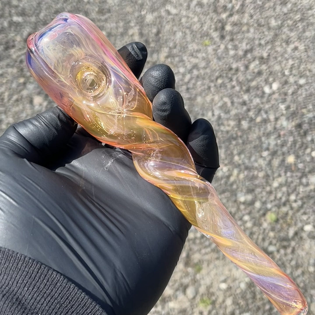 Unicorn Twist Pipe Glass Pipe Street Kitty Glass