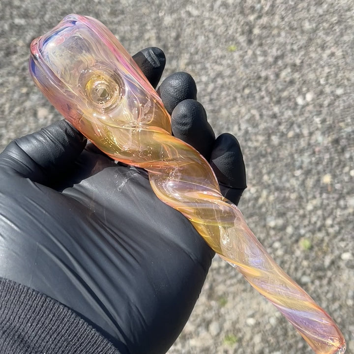 Unicorn Twist Pipe Glass Pipe Street Kitty Glass