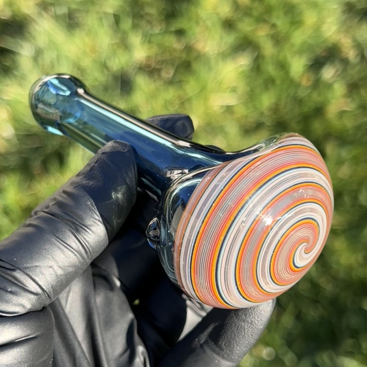 Blue Spiral Spoon