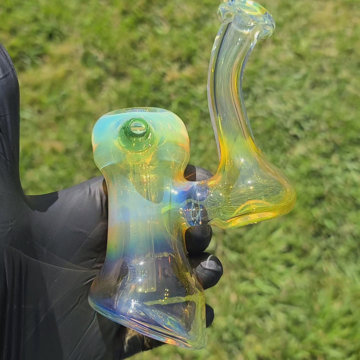 Gold Fumed Bubbler with Green Carb
