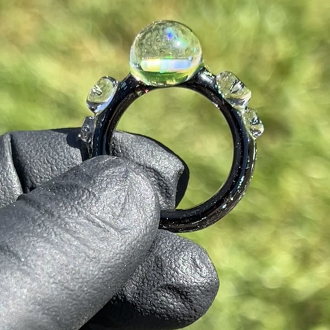 Chunky Opal UV Glass Ring