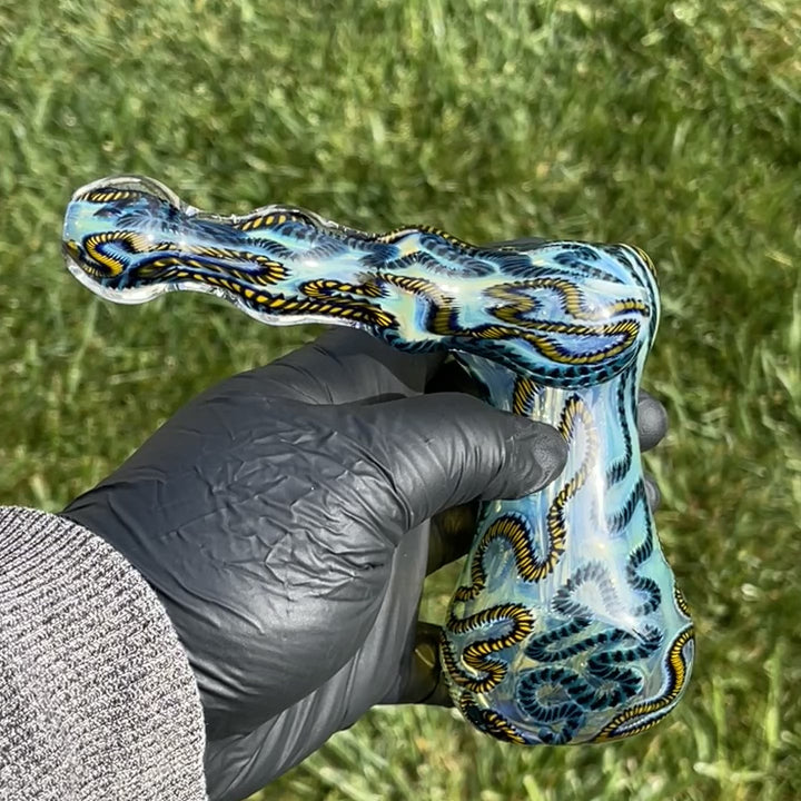 Inside Out Sidecar Bubbler Glass Pipe Tiny Mike