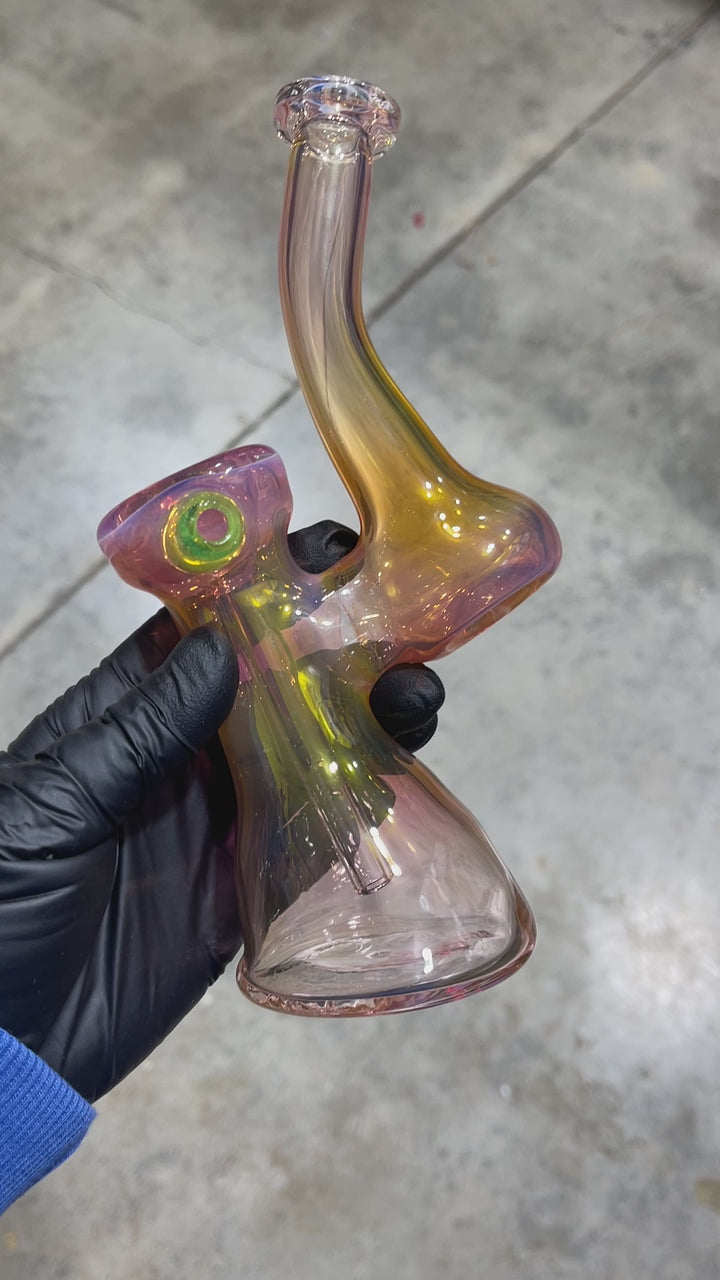 Gold Fume Bubbler with Slyme Carb