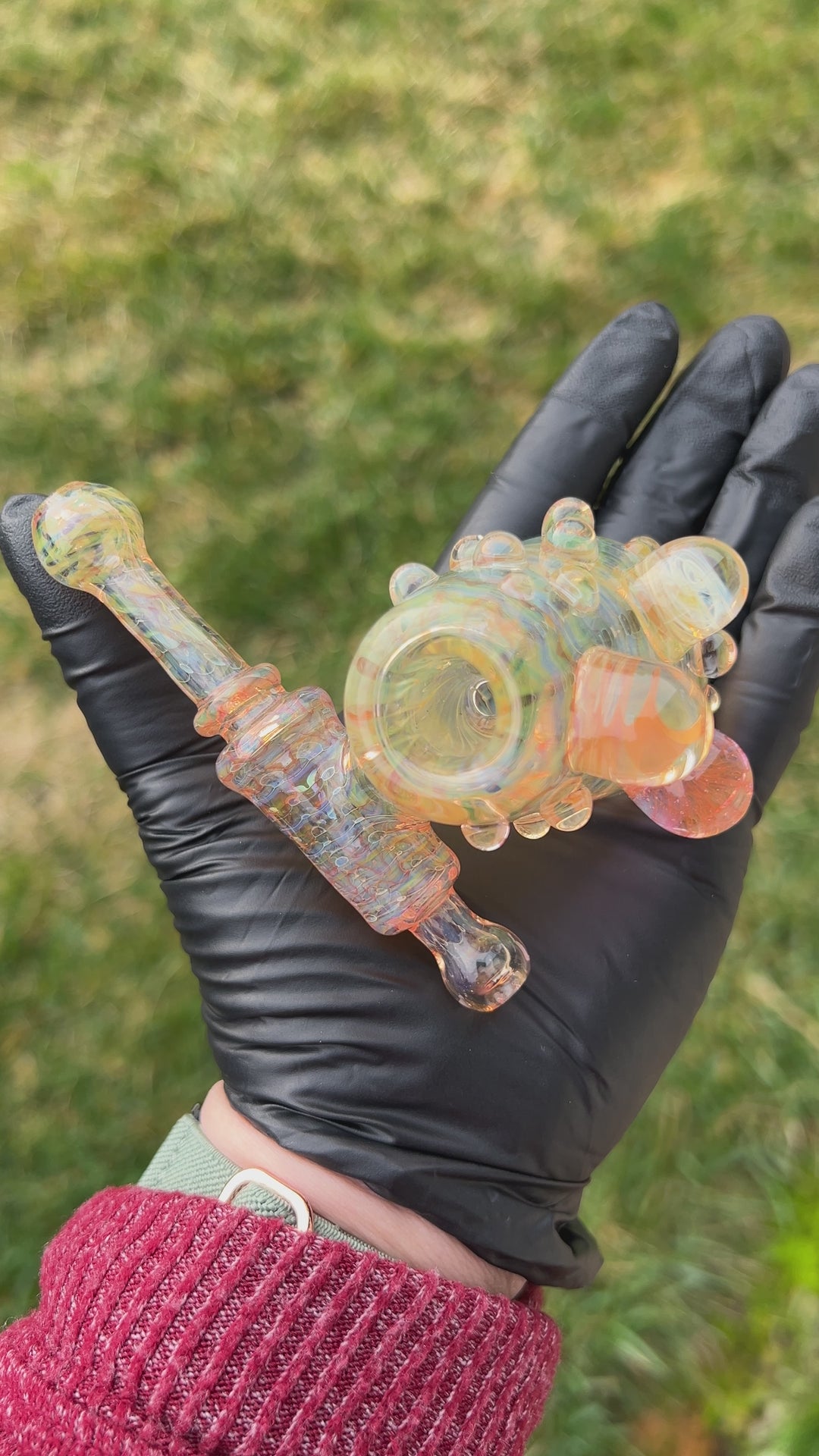 Gold Fumed Sidecar Pipe