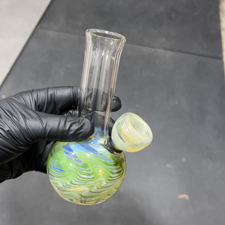 5" Fumed Mini Bong Glass Pipe Mary Jane's Glass