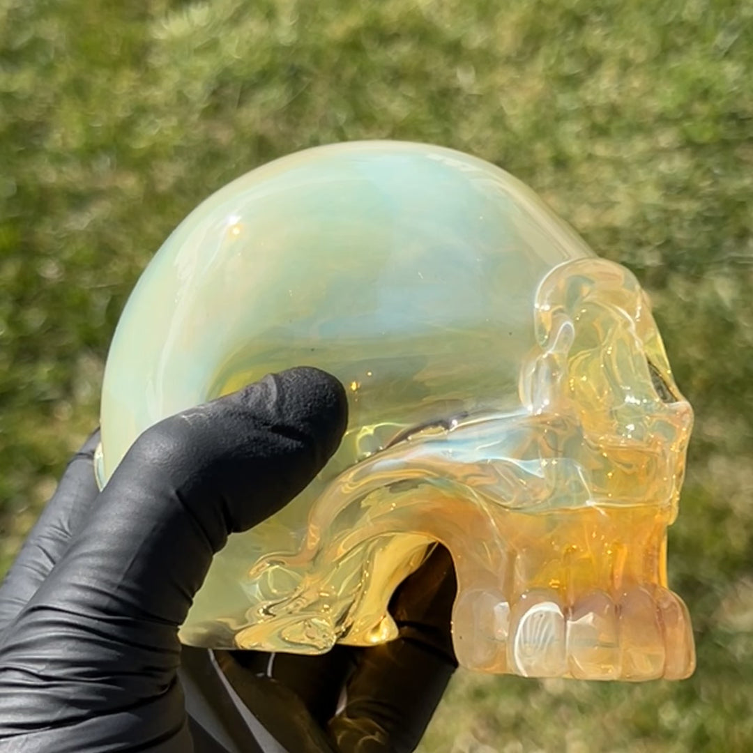 Glass Skull Pipe Glass Pipe Deviant Glass