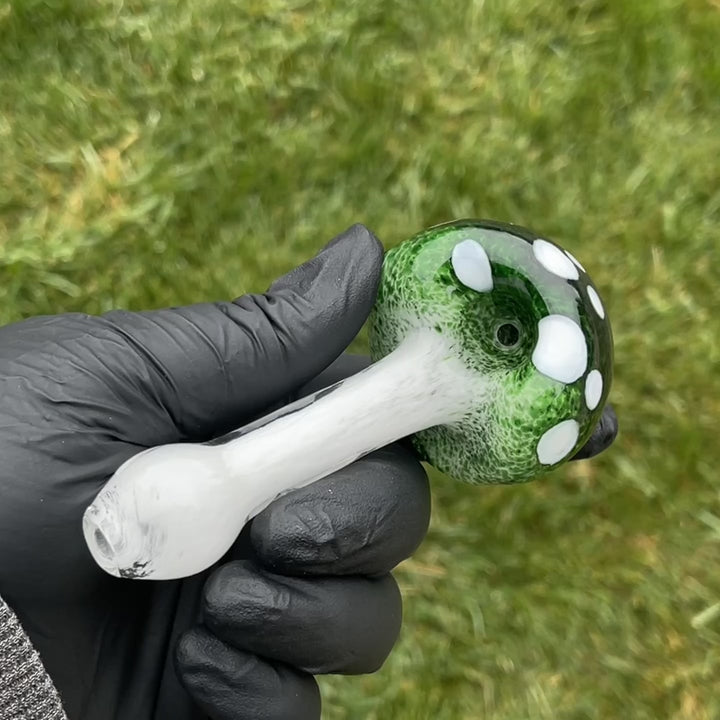 1Up Mushroom Glass Pipe Glass Pipe Key Glass Co.