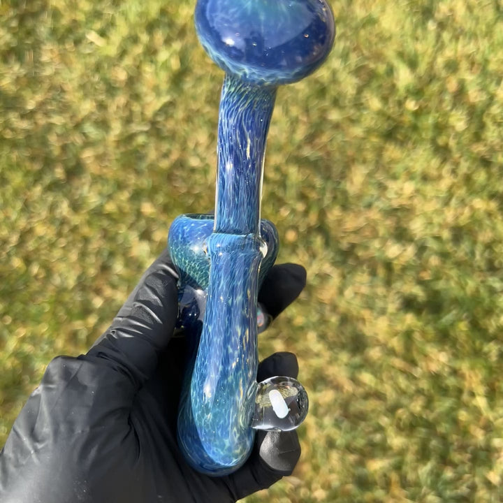 Blue Moon Opal Sherlock Glass Pipe Beezy Glass