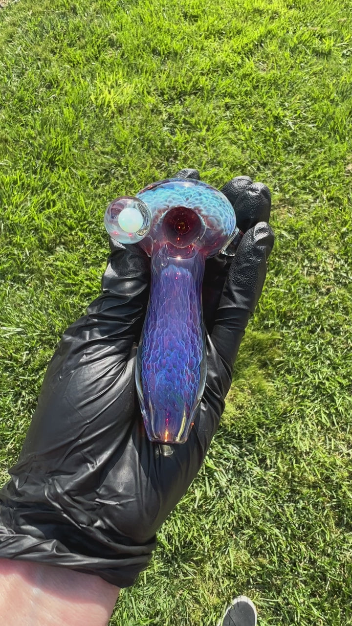 Purple Nebula Opal pipe