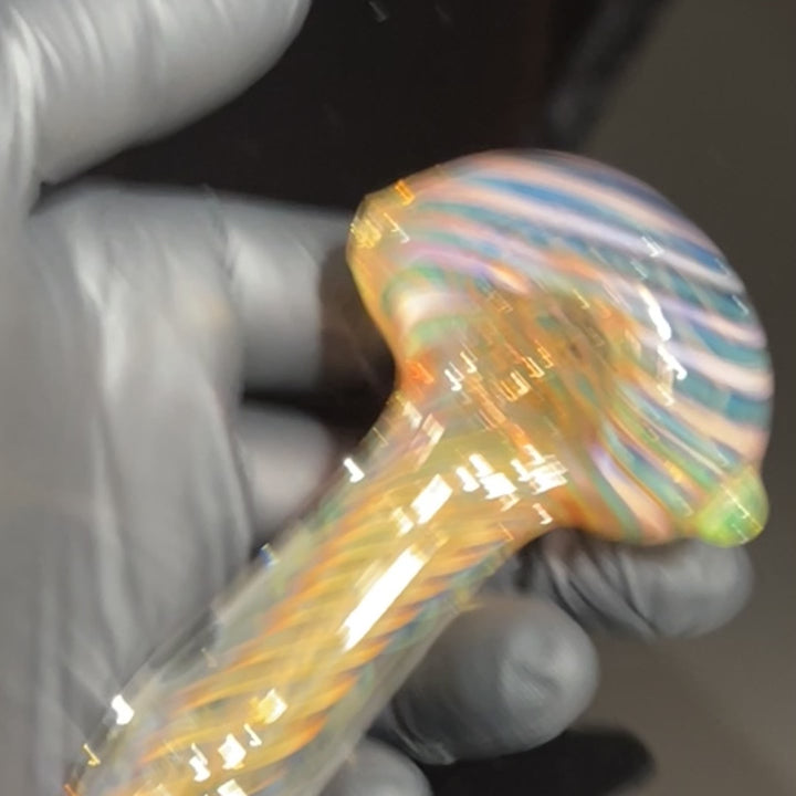 Thick Fume Pipe Green Slyme Marble