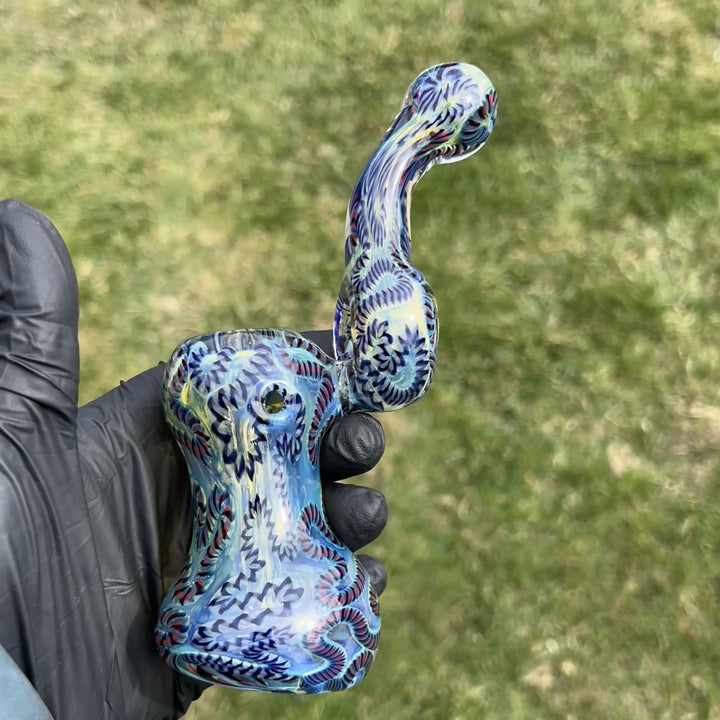 Sherlock Bubbler Glass Pipe Tiny Mike