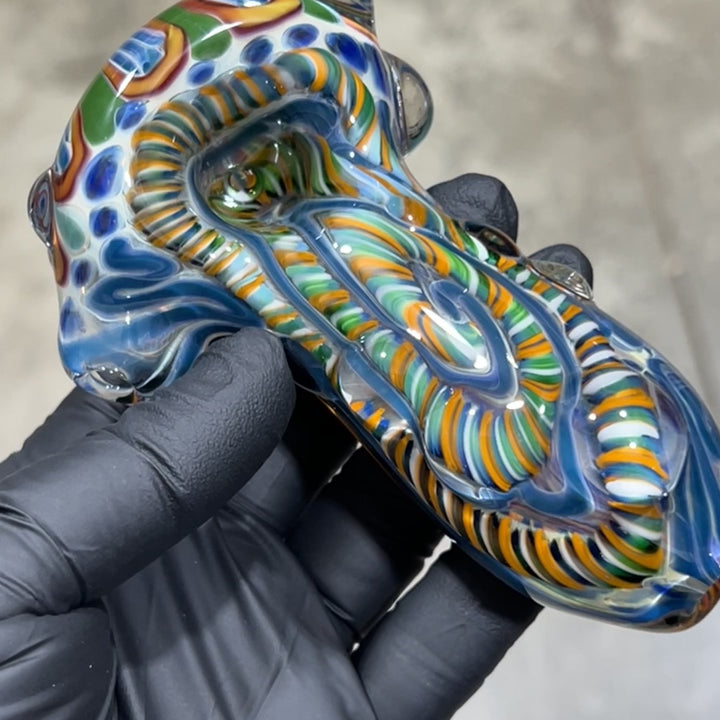 Inside Out Chonker Pipe Glass Pipe Pattymelt Glass