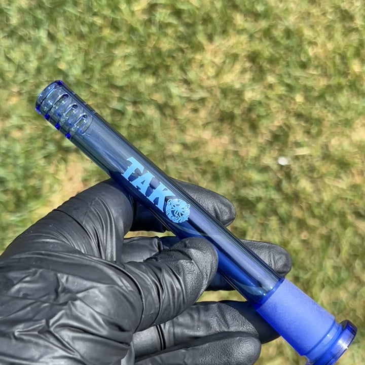 14mm Light Blue Tako Logo Downstem Accessory Tako Glass