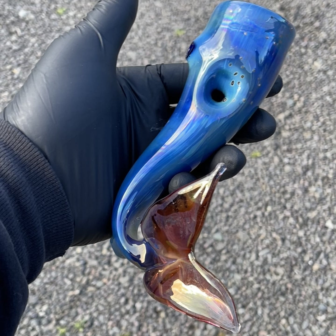 Mermaid Tail Pipe Glass Pipe Street Kitty Glass