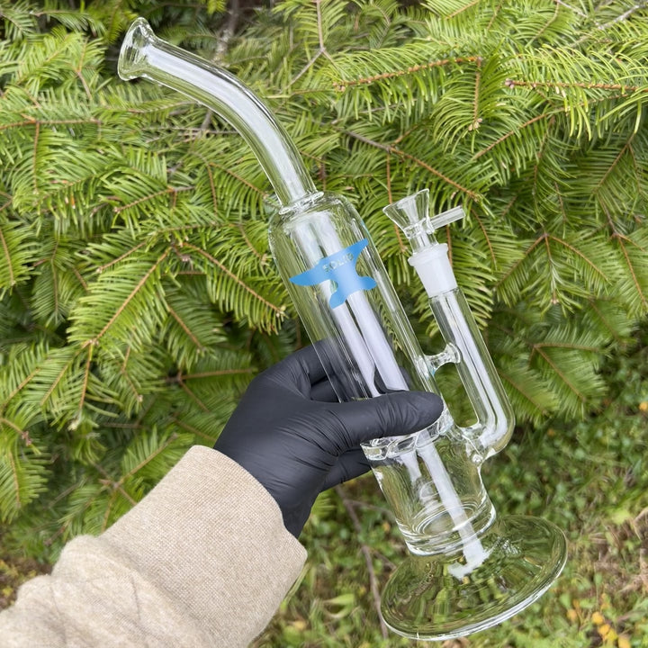 Solid Glass 12" Tornado Bubbler