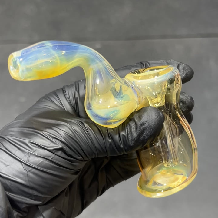 Fumed Bubbler Glass Pipe Mary Jane's Glass