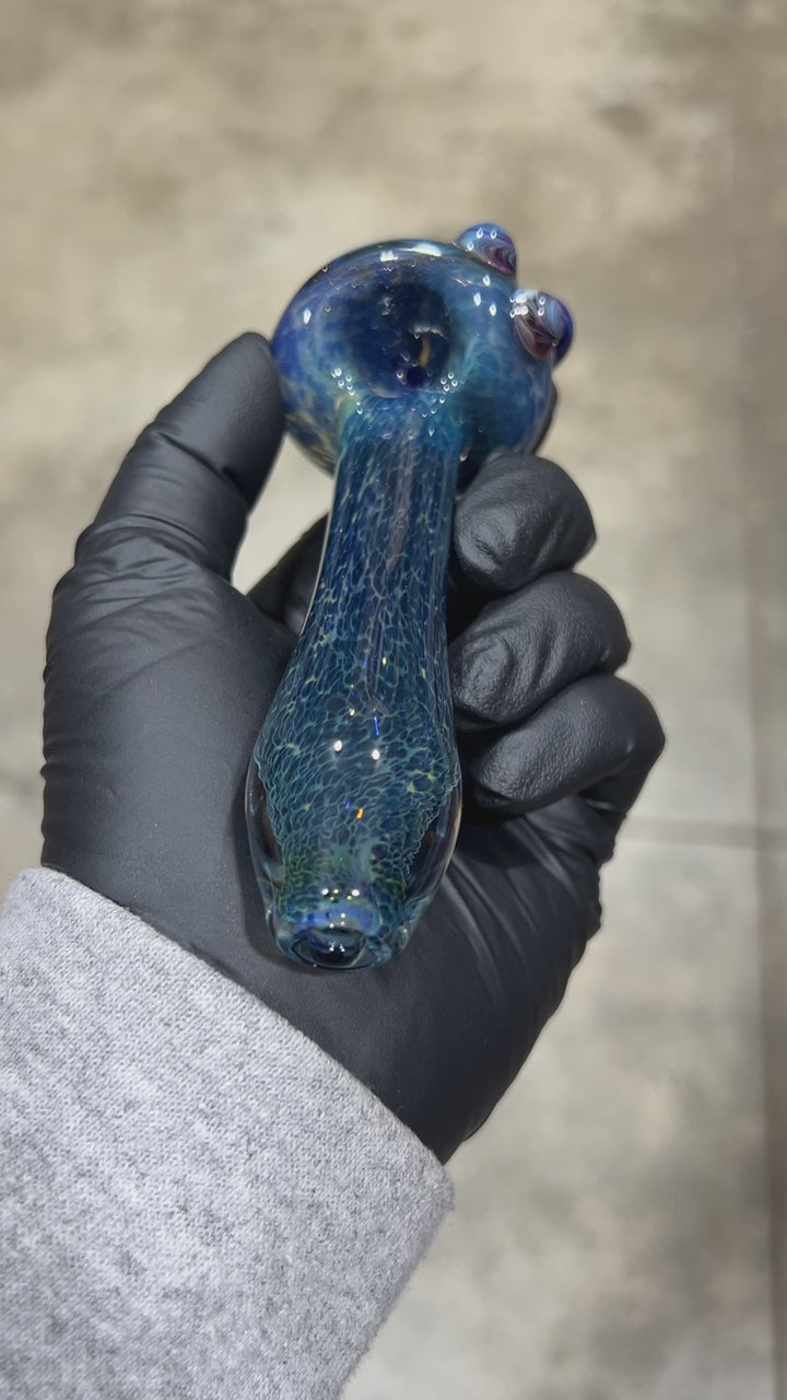 Blue Sea Sparkle Marble Pipe