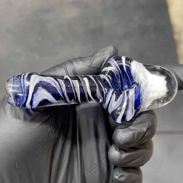 Arctic Alien Brain Honeycomb Pipe Glass Pipe Plug a Nug