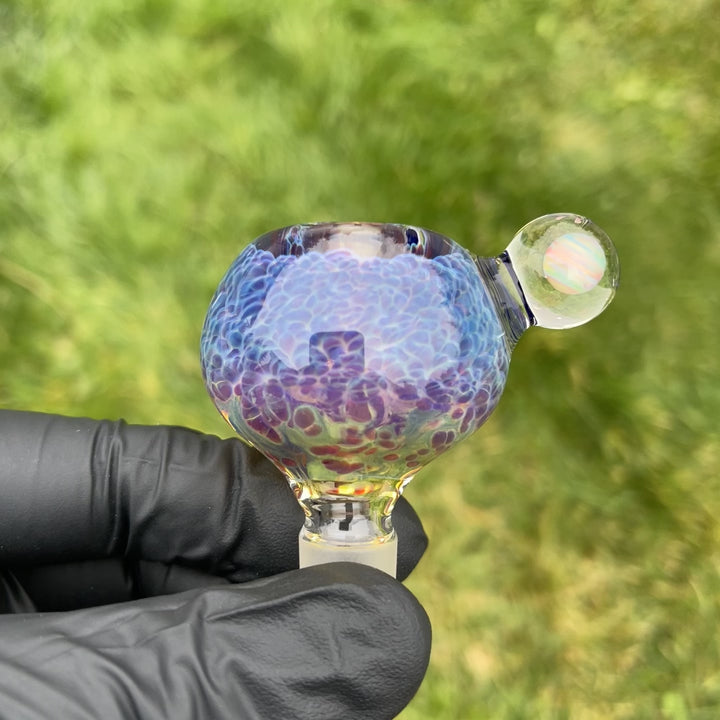 14 mm Purple Nebula Pull Slide with White Planet Opal