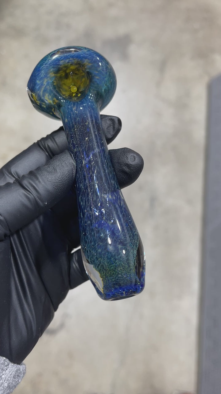 Blue Sea Sparkle Marble Pipe