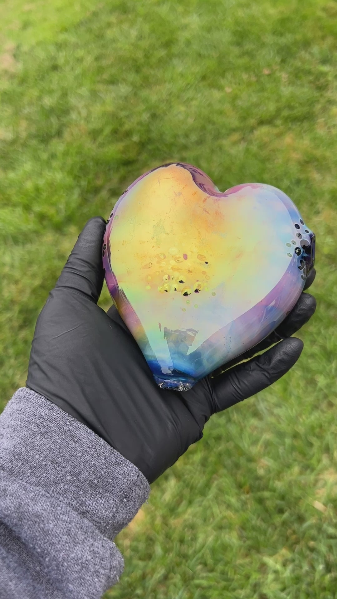 Abstract Watercolor Heart Pipe