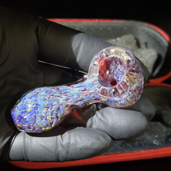 Purple Peanut Pipe + Case Combo Glass Pipe TG