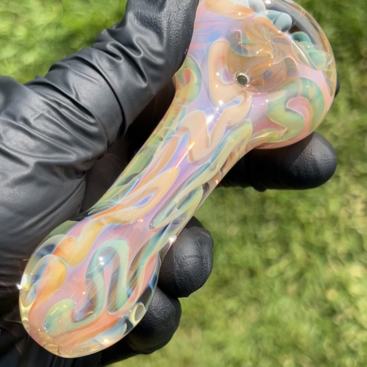 Large Ghost Flame Glass Pipe 7