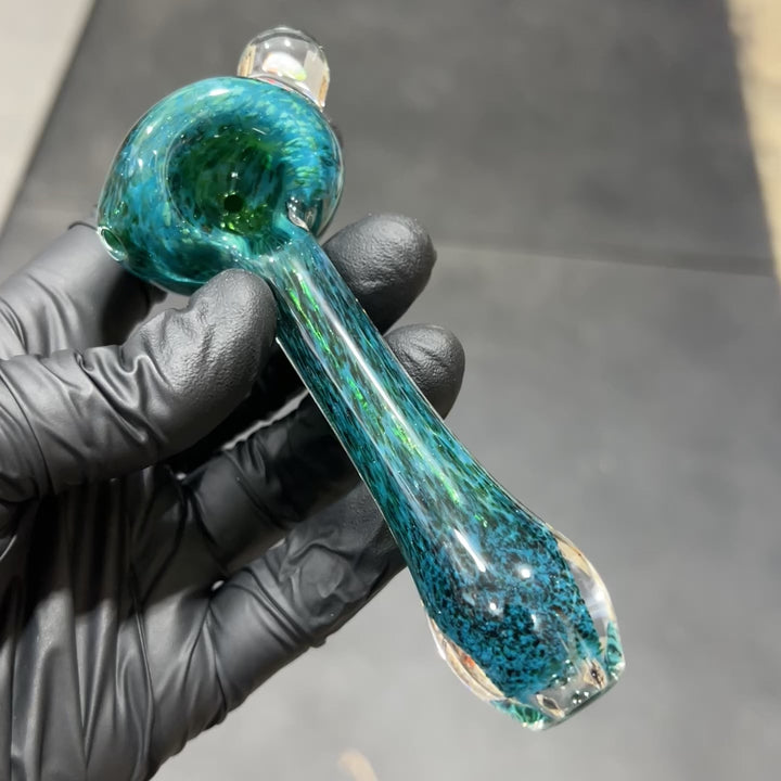 Green Opal Pipe Glass Pipe Beezy Glass