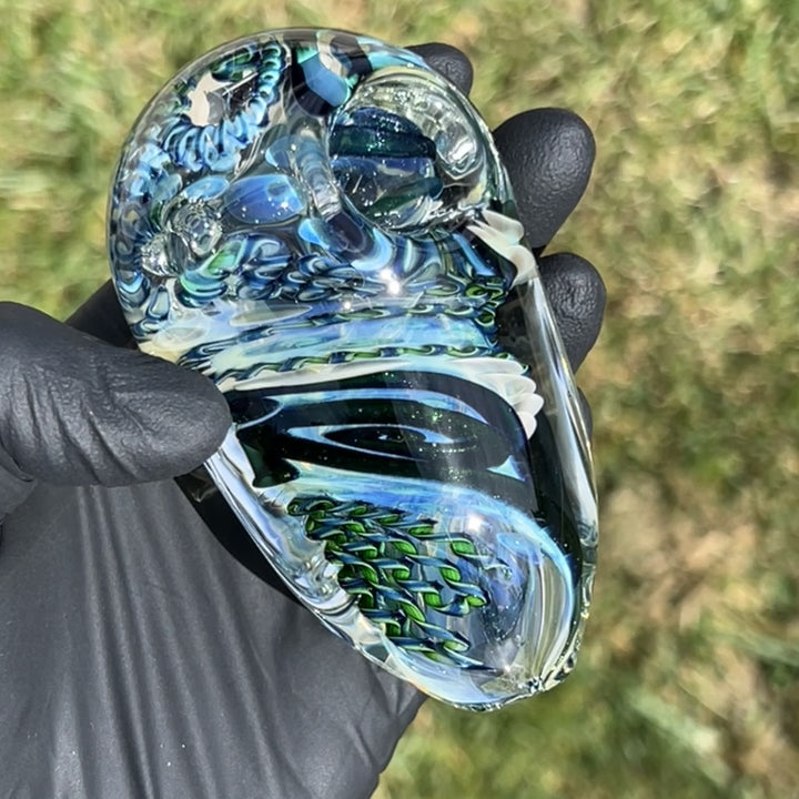 XL Inside Out Egg Spoon Glass Pipe Avant Garde