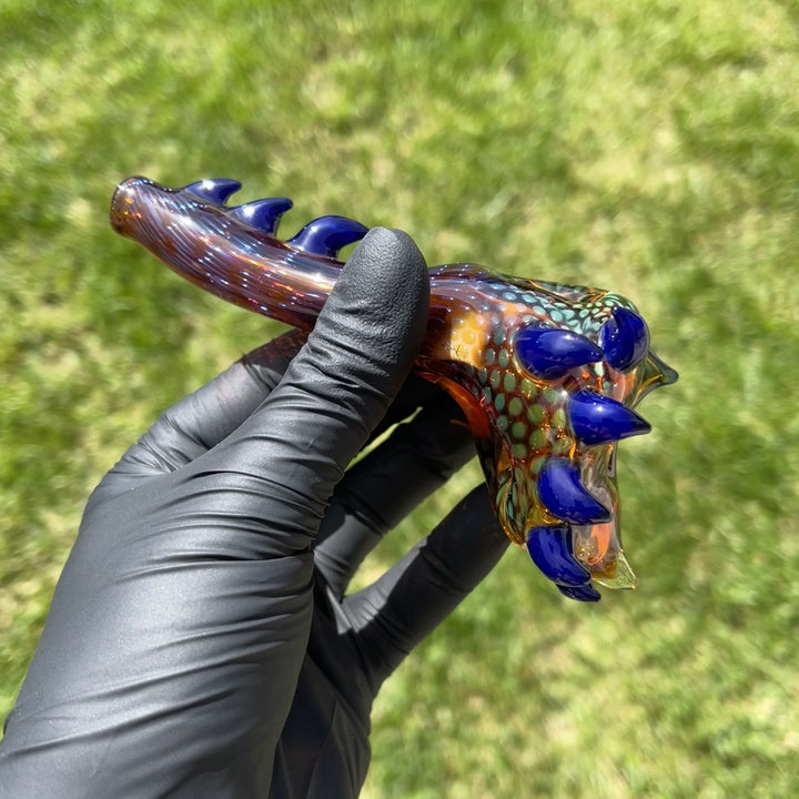 Snakeskin Donut Pipe Glass Pipe Firekist Glass