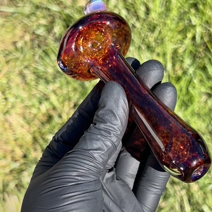 Mushroom Purple Magic Pipe Glass Pipe Beezy Glass