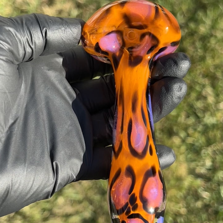 Leopard Pipe Glass Pipe Beezy Glass