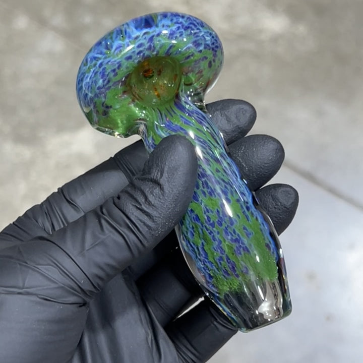 Purple Haze Sparkle Pipe Glass Pipe Tako Glass