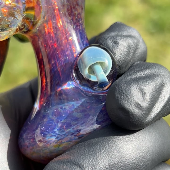 Purple Magic Mushroom Standup Sherlock Bubbler