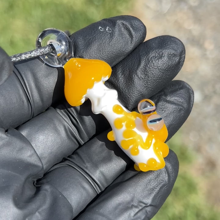 Mushroom Frog Pendant Jewelry Beezy Glass