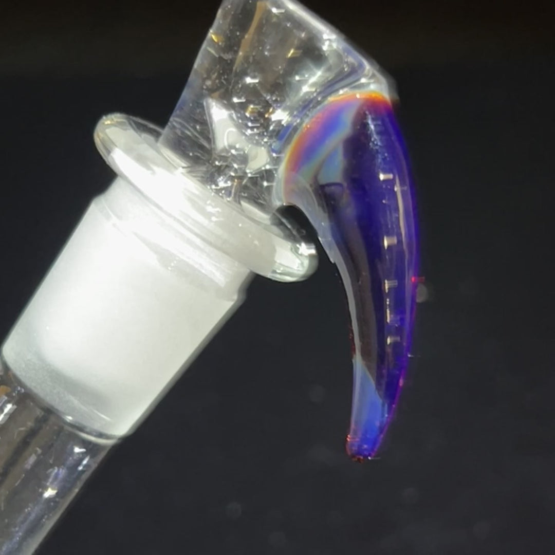 14mm Purple Horn Martini Pull Slide