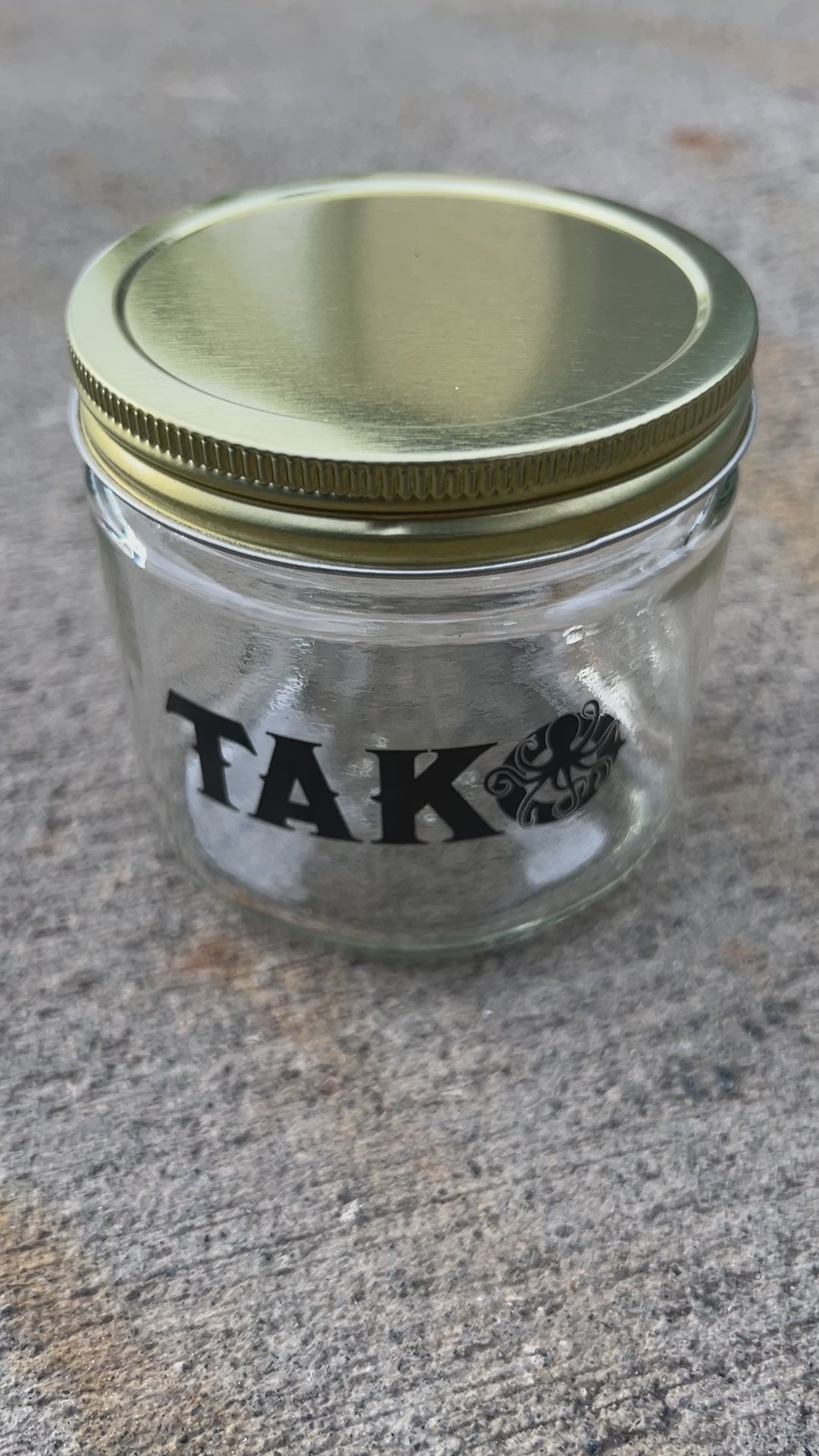 Tako Label 12 oz Jar