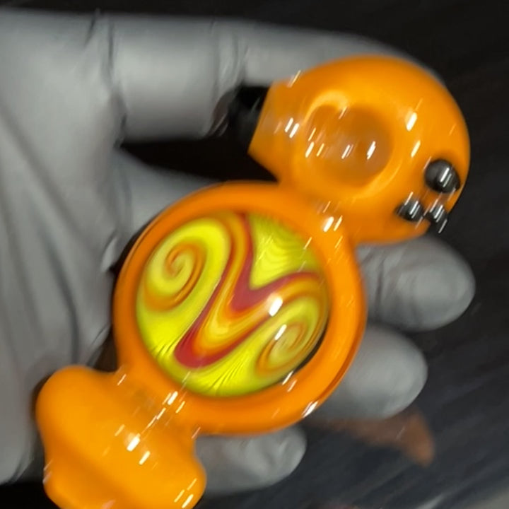 Reversal Marble Spoon Glass Pipe TG