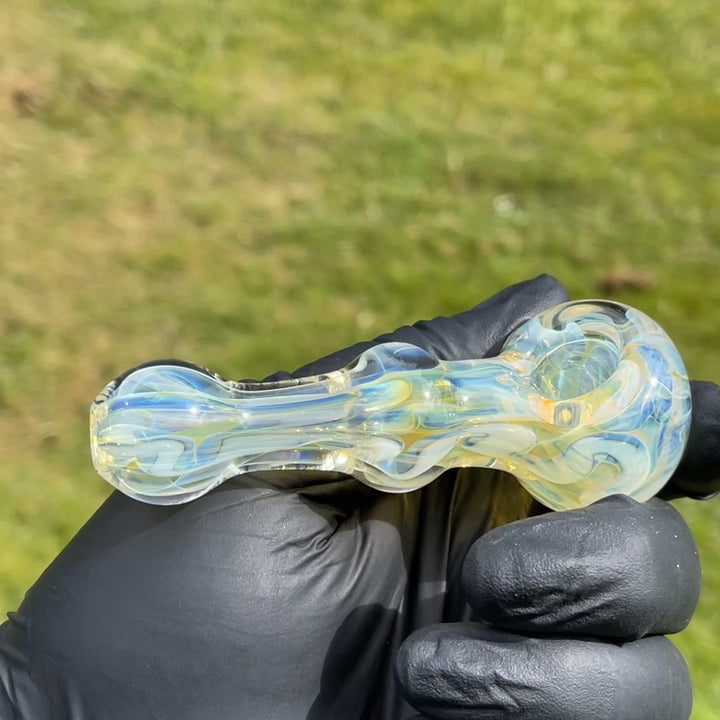 Ghost Flame Maria Pipe Glass Pipe Tiny Mike