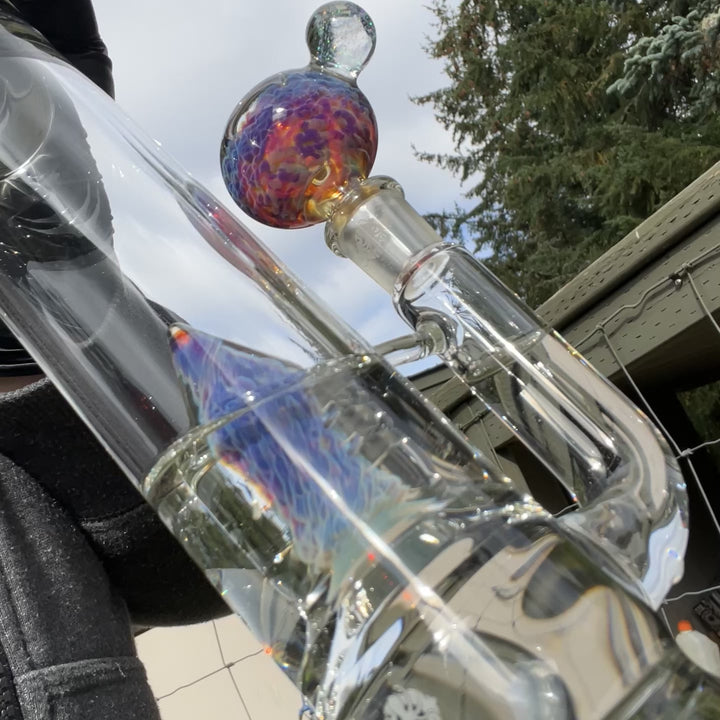 Purple Nebula 21" Bong Glass Pipe Tako Glass
