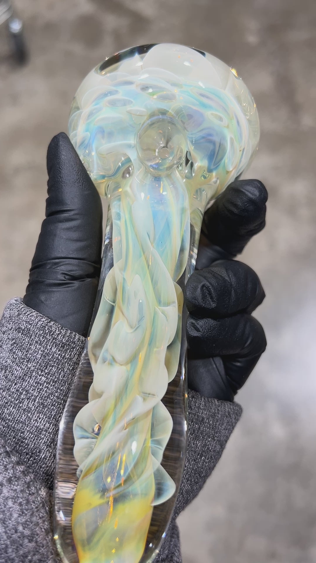 Ancient Egyptian Glass Pipe