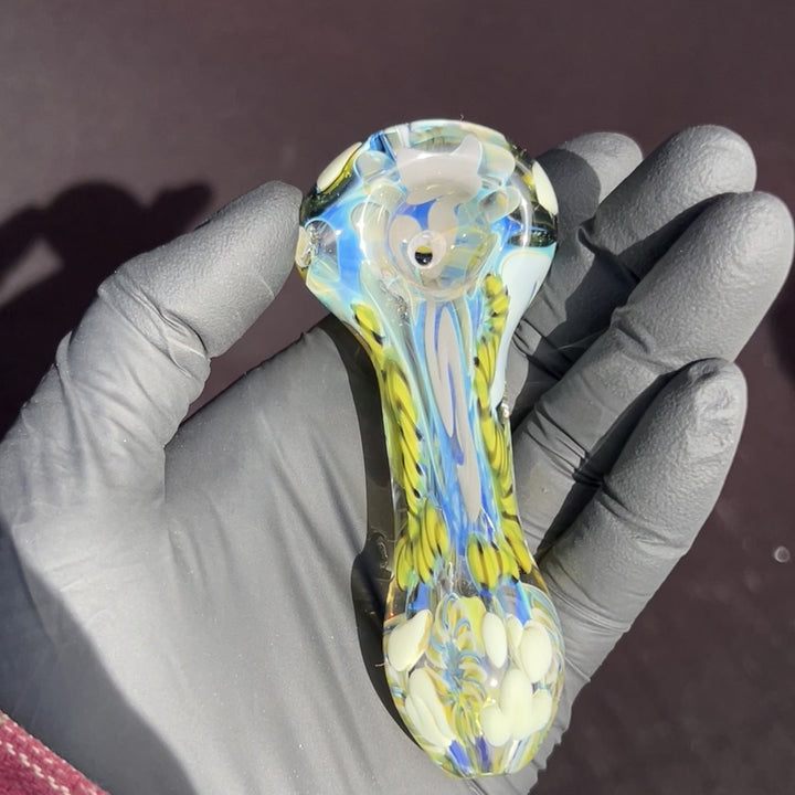 Color Inside Out Spoon Glass Pipe Tiny Mike