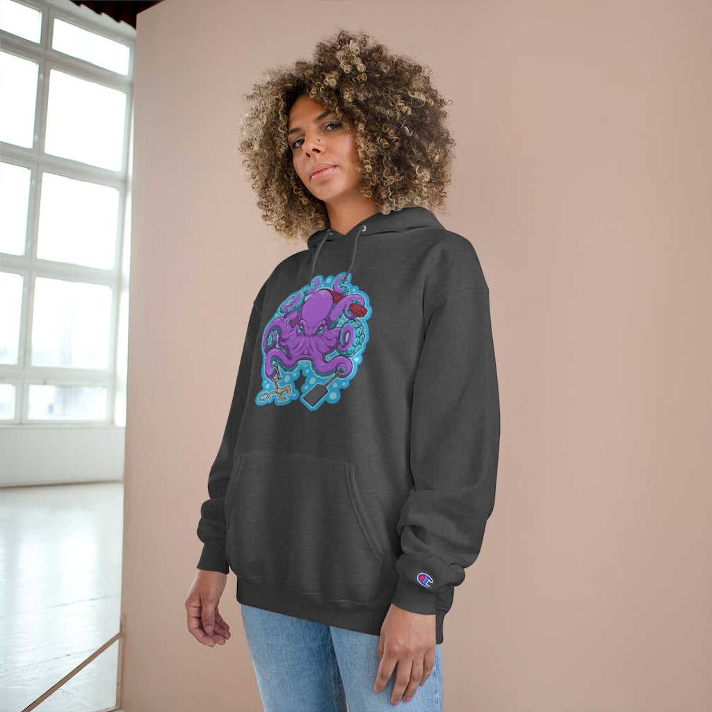 Tako Champion Hoodie Apparel Printify   